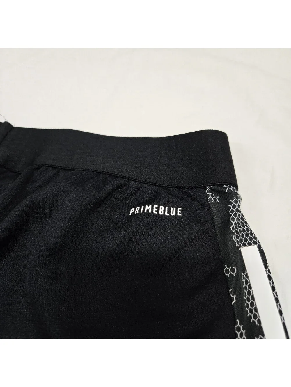 EUC Men's MEDIUM Adidas Chicago City Soccer Club Track Pants Black Logo Patch